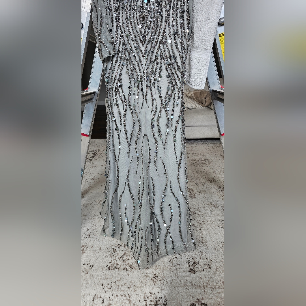 Gray Evening Dress Nwt Size 2